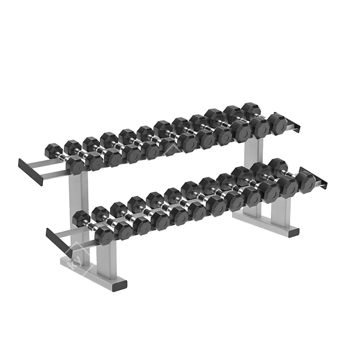 Premium Gym Equipment: V-Ray Render 3D model image 7