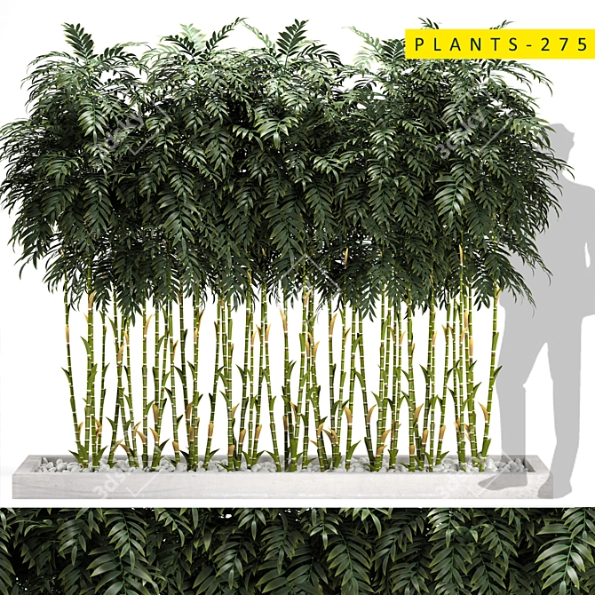 275 Plants: 3DS Max & OBJ 3D model image 1