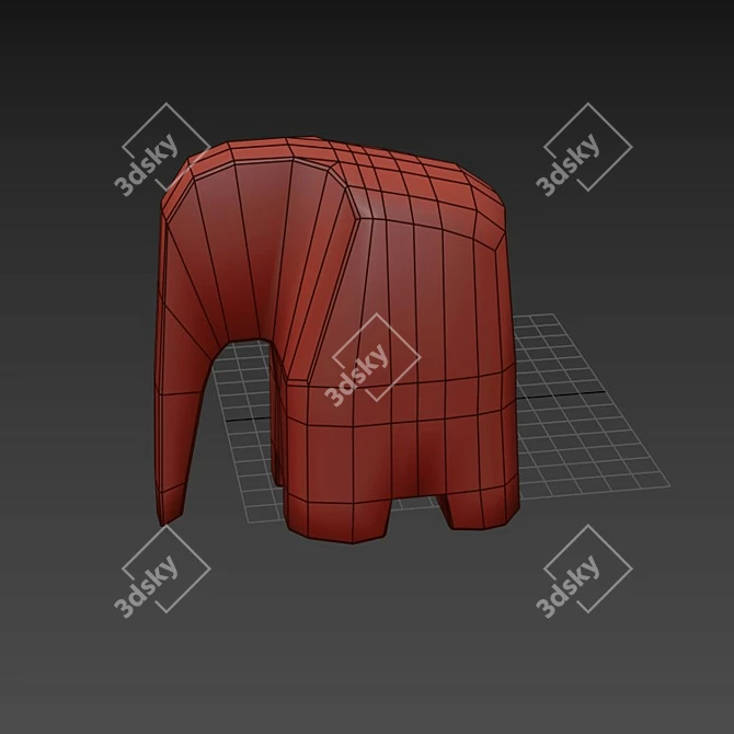 Title: Olifant Decor Set: Elegant Sculptural Design 3D model image 3