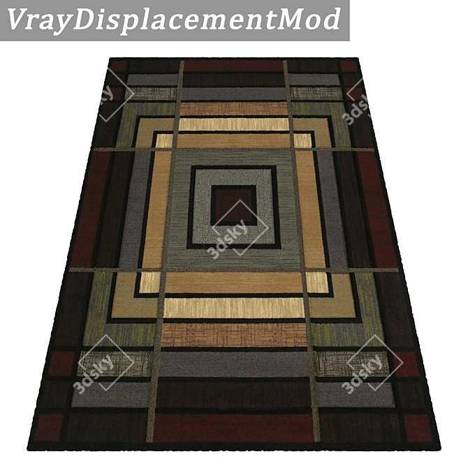 Luxury Carpet Set - High-Quality Textures 3D model image 3