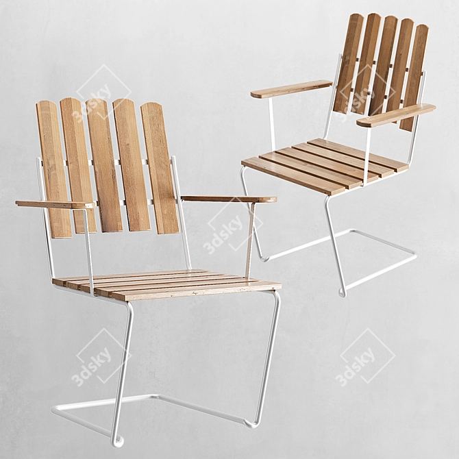 Grythyttan Garden Furniture Set 3D model image 2