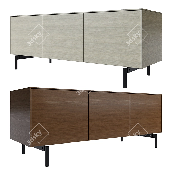 Meridiani Verner Storage: Modern & Stylish Chests 3D model image 2