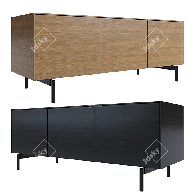 Meridiani Verner Storage: Modern & Stylish Chests 3D model image 3