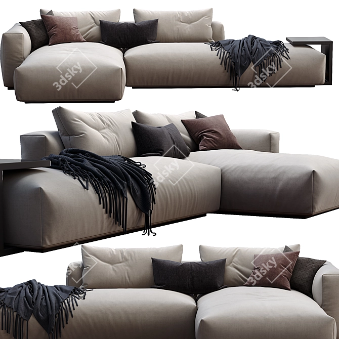 Modern Indera Sintese Sofa 3D model image 2