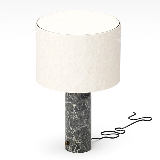 Gubi Gravity Table Lamp: Sleek and Stylish Illumination. 3D model image 2