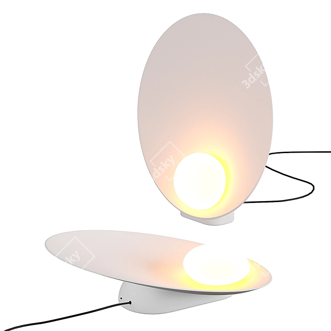 Elegant Illumination: VIBIA Musa Table Lamp 3D model image 5