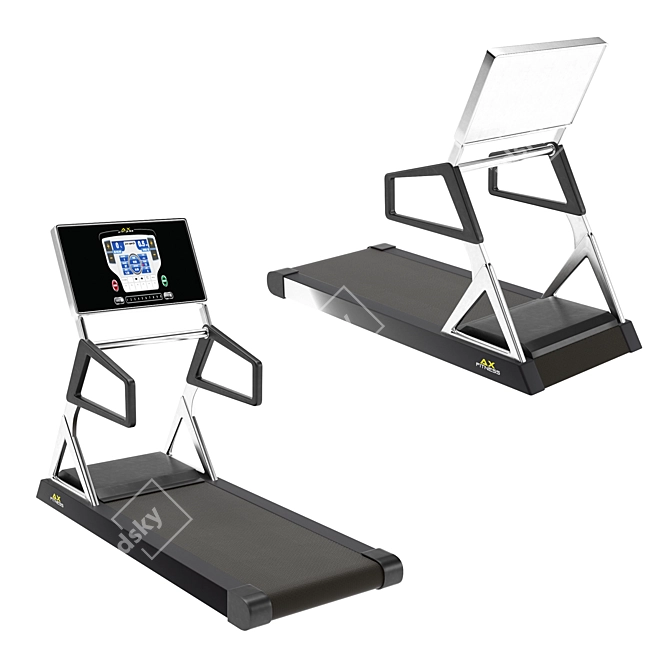 Premium Gym Equipment Set 3D model image 3