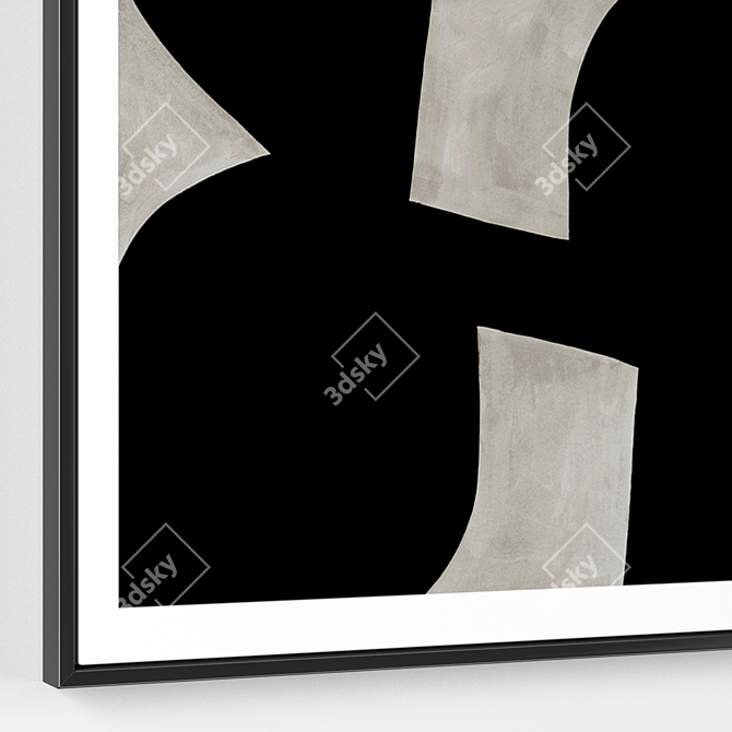 Modern Gallery Collection Frames 3D model image 3