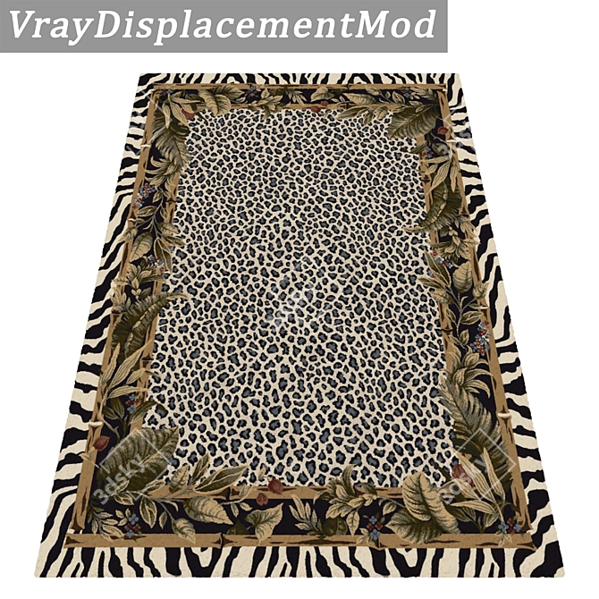 Title: Luxury Carpets Set 3D model image 3