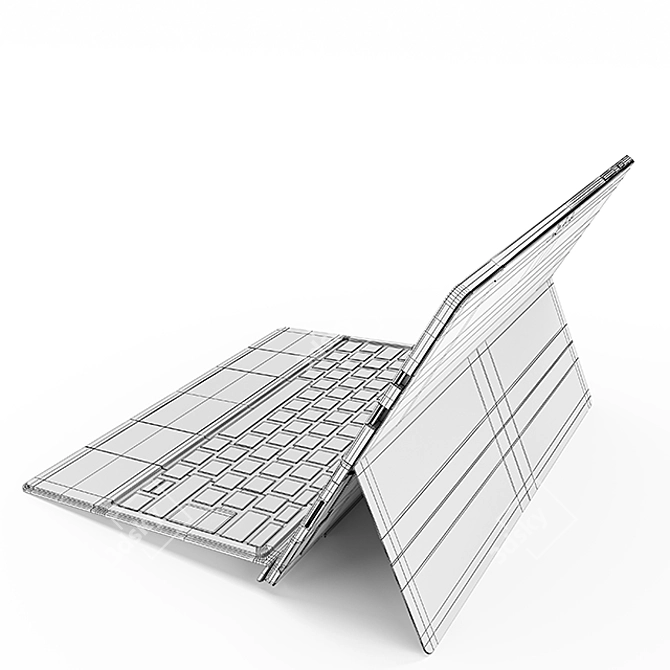  Sleek and Versatile Surface Pro 6 3D model image 4