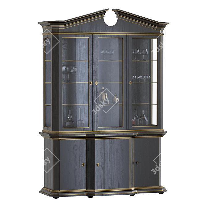 Vintage Cabinet 3D model image 2