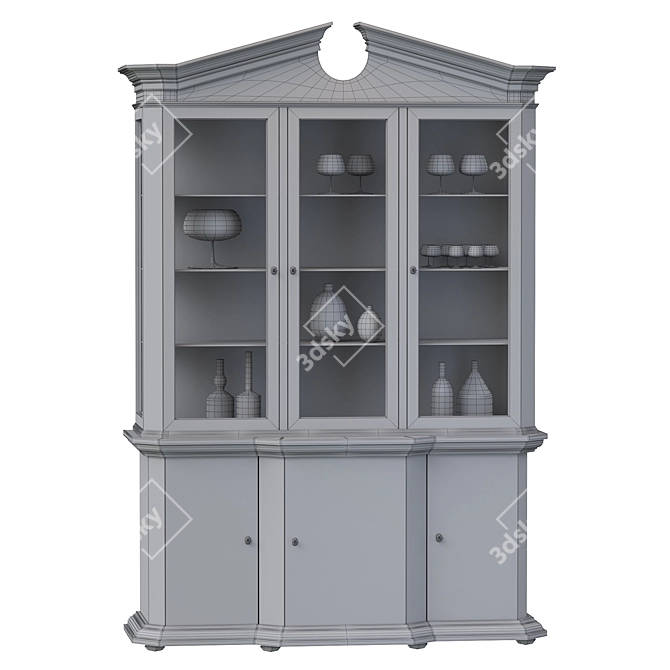 Vintage Cabinet 3D model image 4