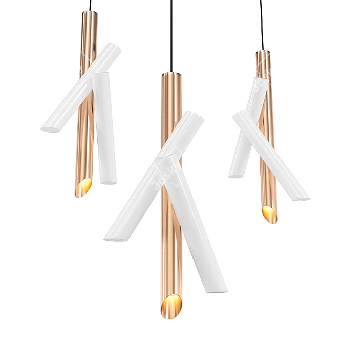 Modern Chandelier Lighting Collection 3D model image 4