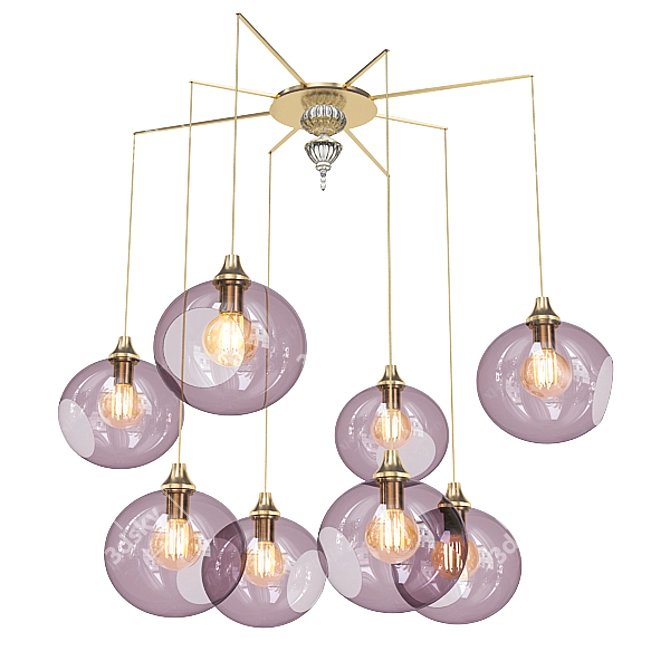 Modern Chandelier Collection 3D model image 3