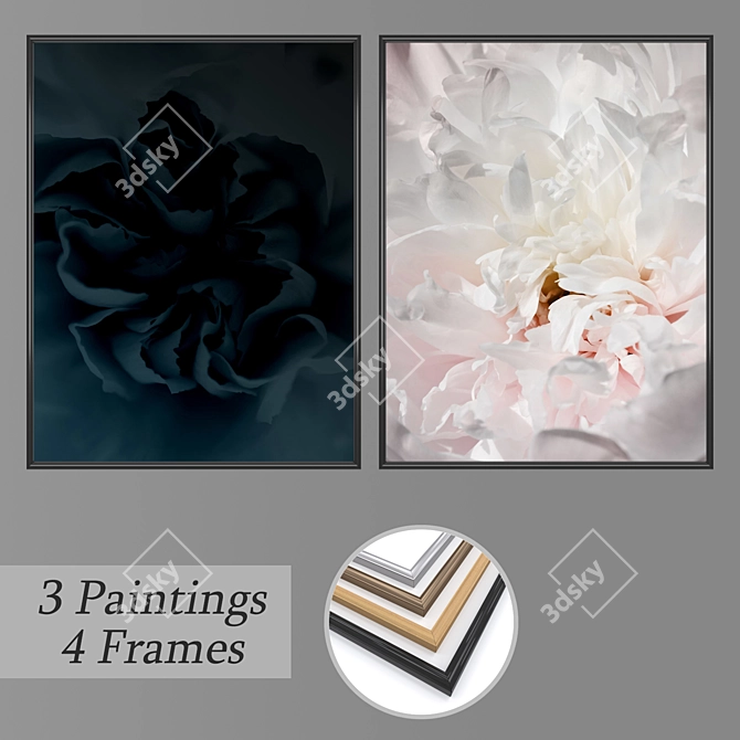 Artistic Wall Decor Set: No. 835 3D model image 1