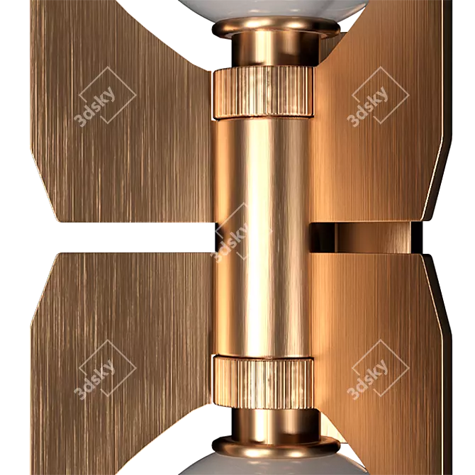 Bert Frank Pennon Wall Light 3D model image 3