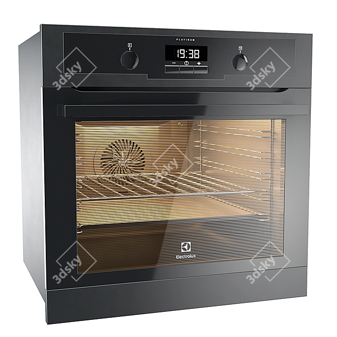 Electrolux EOA 55551: Versatile Built-in Oven 3D model image 2