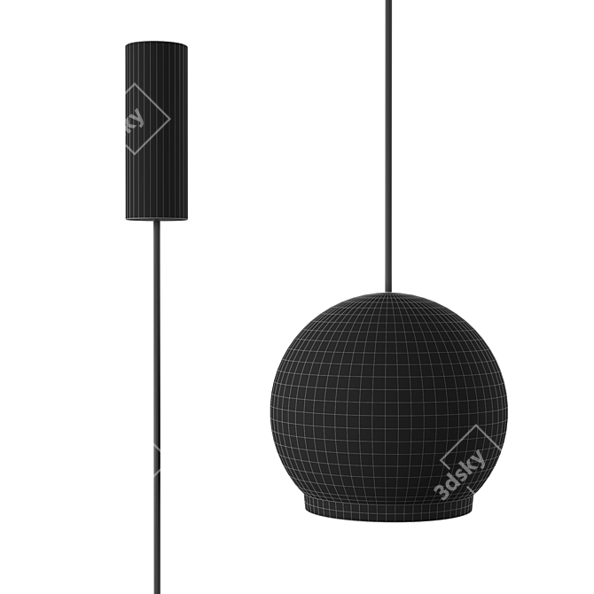 Modular Smart Ball 82: Innovative Lighting Solution 3D model image 3