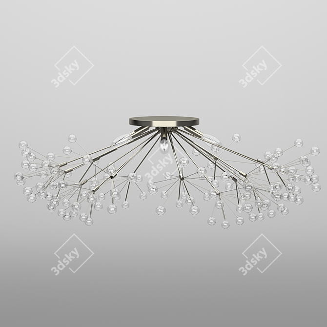 Celestial Crystal Branch Chandelier 3D model image 1