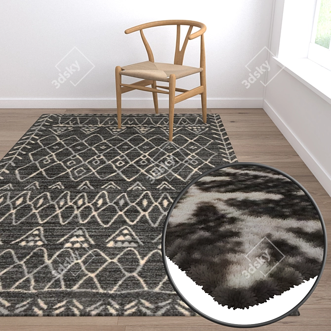 Premium Carpet Set: High-Quality Textures for V-Ray and Corona. 3D model image 5