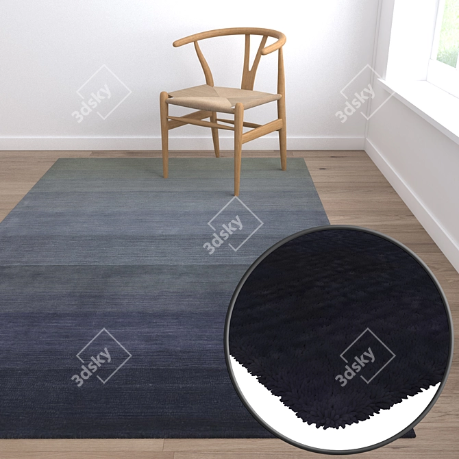 High-Quality Carpet Set for Versatile Renderings 3D model image 5
