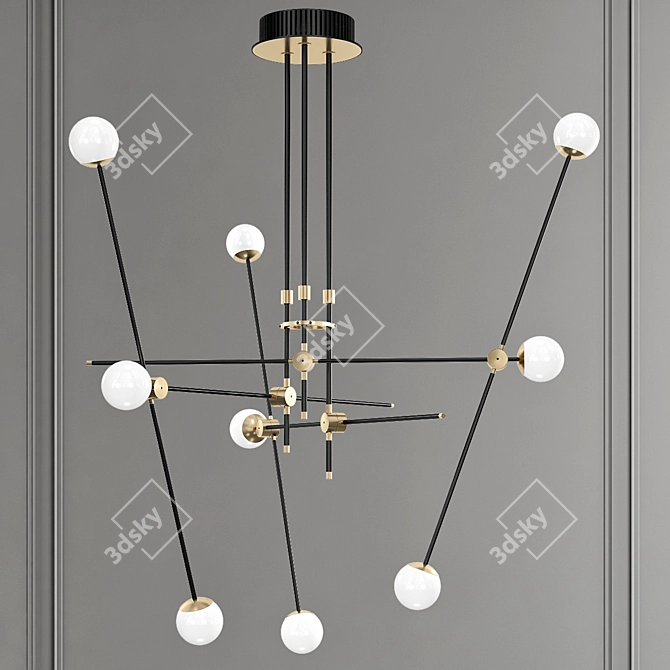 Title: Industrial Pendant Light BULLARUM_ST_9 3D model image 1