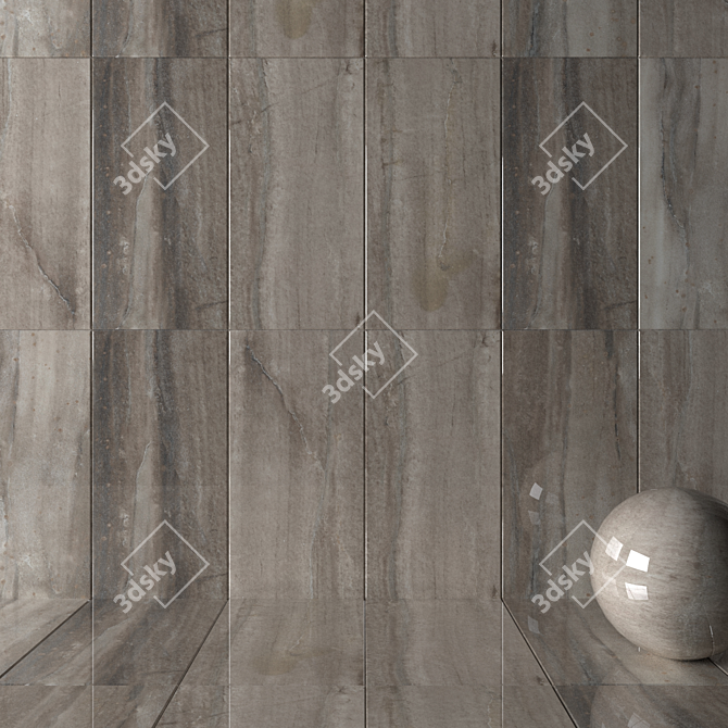 Evolution Earth Wall Tiles 3D model image 2