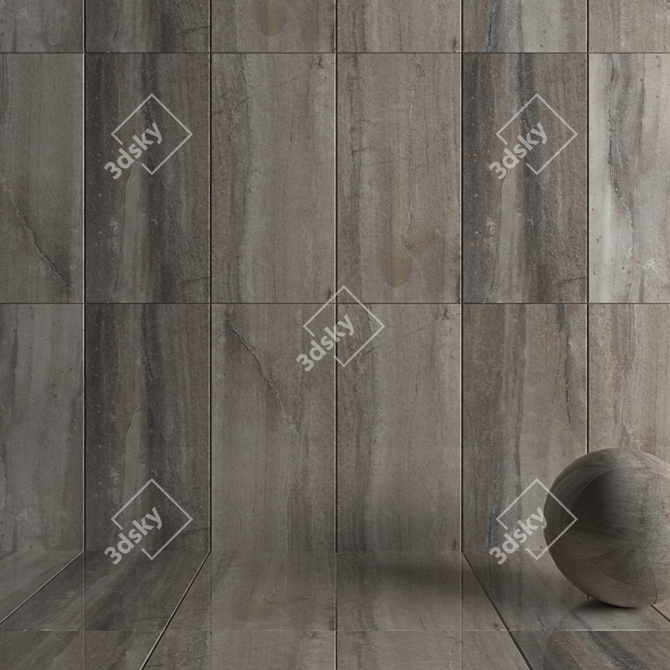 Evolution Earth Wall Tiles 3D model image 3