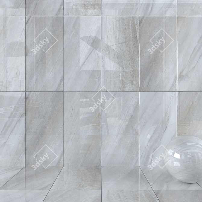 Evolution Sand Wall Tiles 3D model image 1