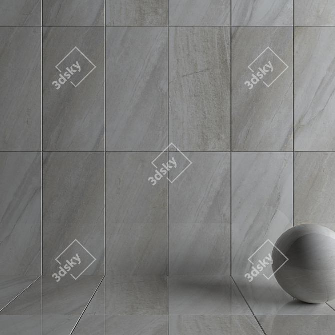 Evolution Sand Wall Tiles 3D model image 3