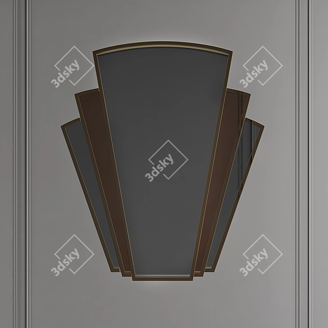 Elegant 2013 Mirror: Horchow 3D model image 1