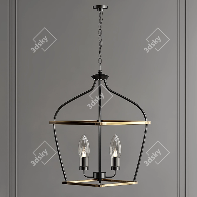 Arteriors_2 - Modern Pendant Light Fixture 3D model image 1