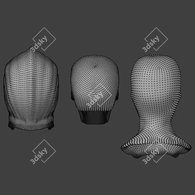  Skull Rider Helmet 3D model image 5