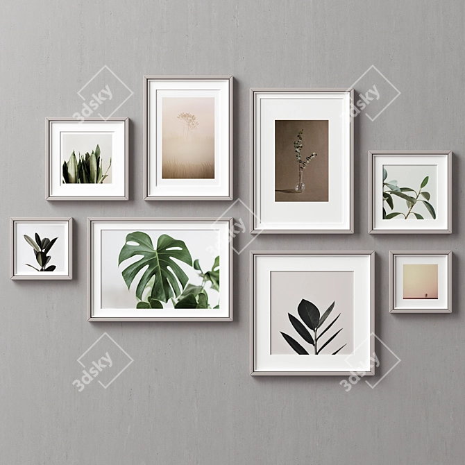 Versatile Picture Frames - Set of 8 3D model image 2