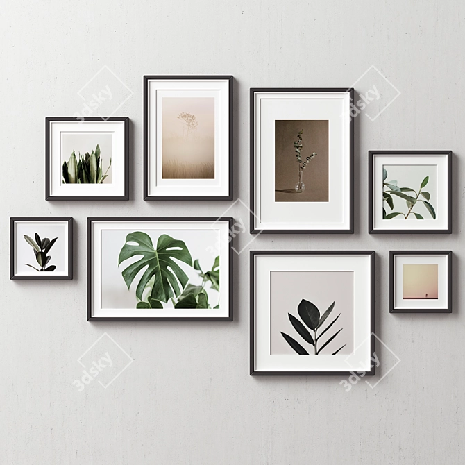 Versatile Picture Frames - Set of 8 3D model image 4