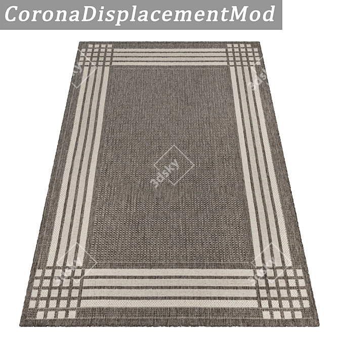 Luxury Carpet Set: High-Quality Textures for 3D Rendering 3D model image 4