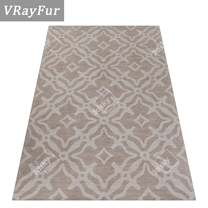 Luxury Carpet Set: Variety of Textures 3D model image 2