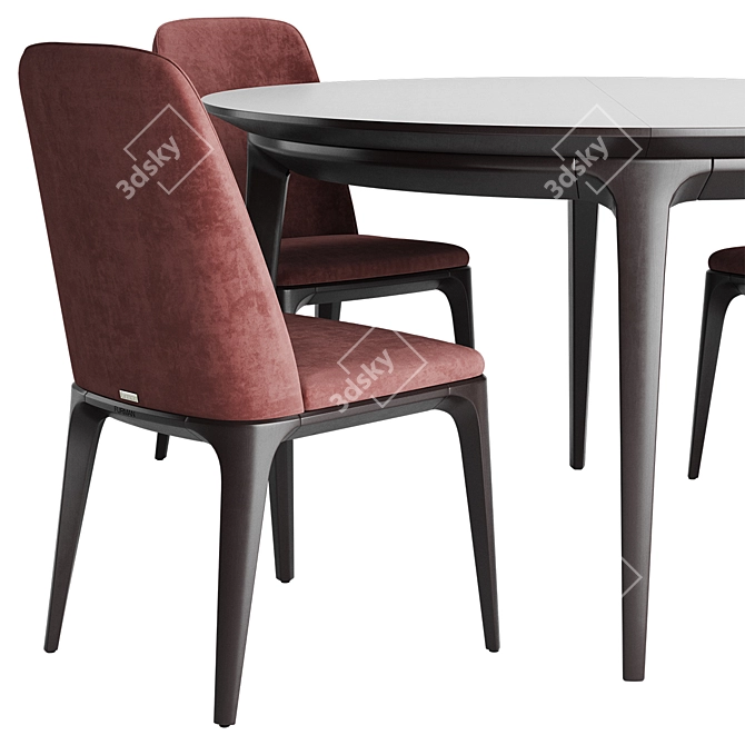 Versatile Folding Dining Table 3D model image 8