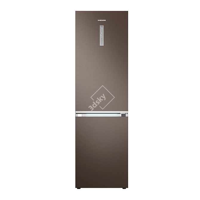 Samsung RB7000 RB41R7847DX 595х650х2016 - Sleek and Spacious Refrigerator 3D model image 1