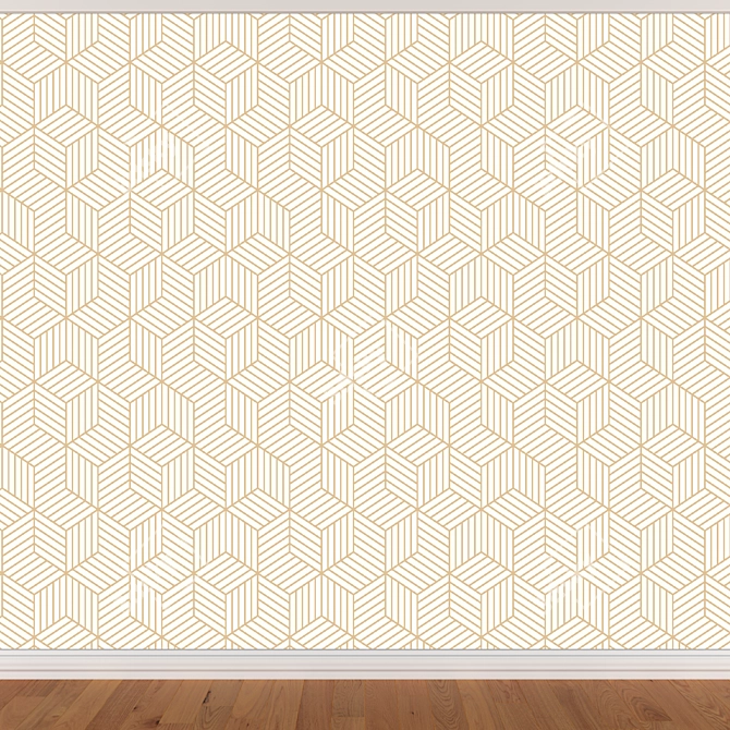 Seamless Wallpaper Set - 3 Colors 3D model image 4