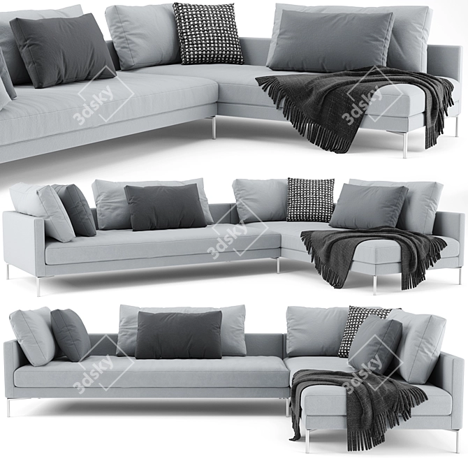 Eilersen Plano Modern Sofa 3D model image 1