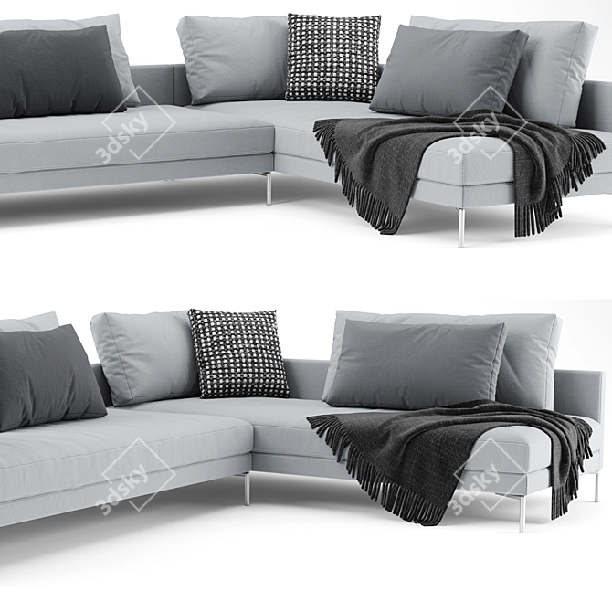 Eilersen Plano Modern Sofa 3D model image 3
