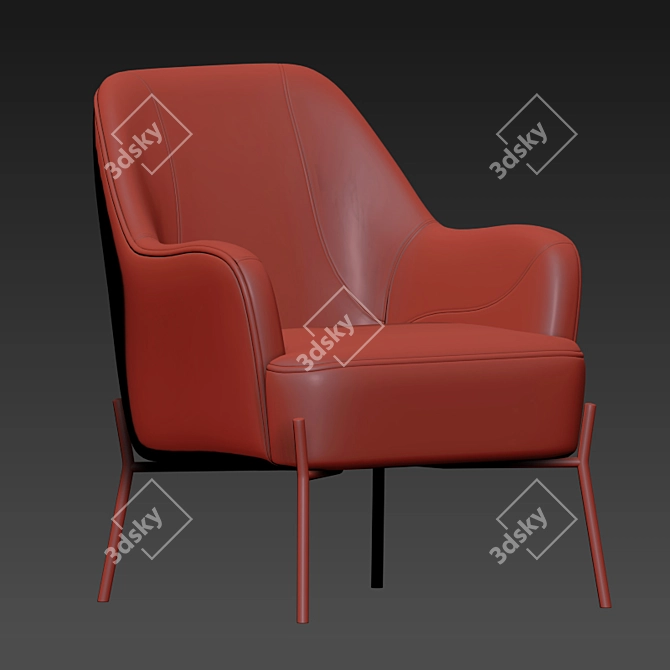 Malaysia Dream Armchair: Vray & Corona 3D Model 3D model image 5