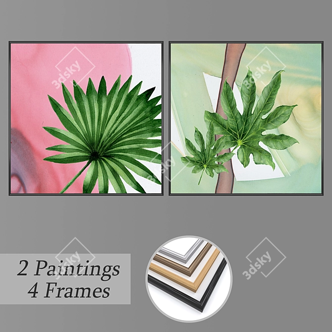 Gallery Collection: Modern Wall Art 3D model image 1