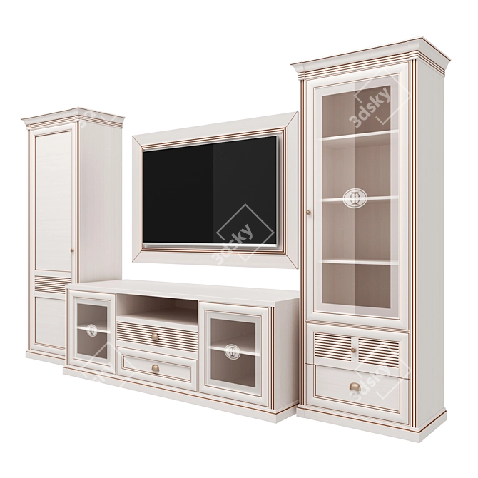 Isotta Mini 2.2 Living Room Set 3D model image 1