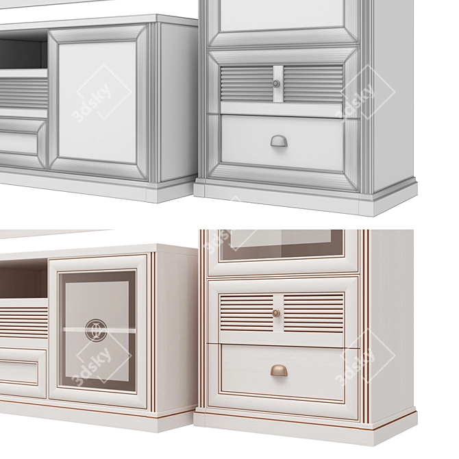 Isotta Mini 2.2 Living Room Set 3D model image 19