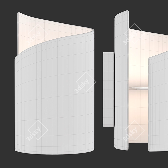 Lightstar Pittore Wall Light: Stylish and Compact 3D model image 2