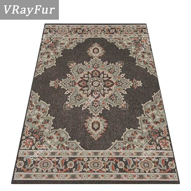 High-Quality Carpet Set 3D model image 2