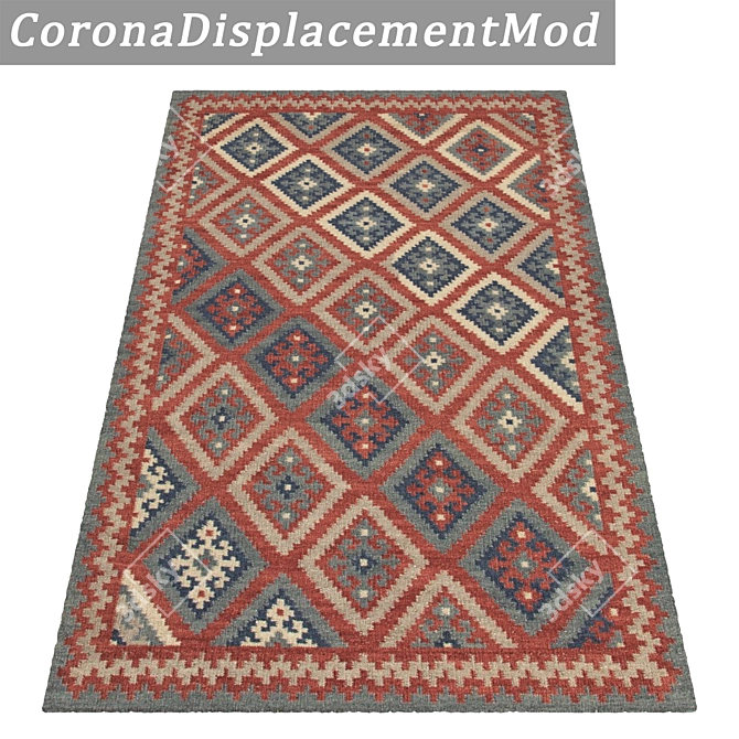 Luxury Carpet Set with High-Quality Textures 3D model image 4