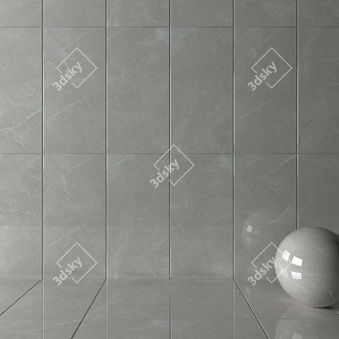 Maison Bone Wall Tiles: HD Multi-Texture Design 3D model image 2